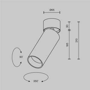Спот Maytoni Technical Focus Led C055CL-L20W2.7-3-4K-M-W