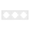 Рамка пластиковая на 3 поста Arlight FRM-TENDO-PL-3-WH 053843