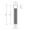 Настенный светильник Maytoni Golthic MOD474WL-L30B3K