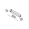Трековый магнитный светильник Maytoni Technical Basis Radity TR080-4-10WTW-W