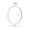 Настенно-потолочный светильник Sonex Omega white 7661/24L