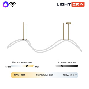 Потолочная люстра Lightera Nyasa LE117L-120GB WIFI
