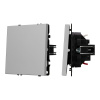 Выключатель проходной 1 кл софт-тач никель Arlight SWT-MKP1-SFPL-IS (250V, 10A) 059433(1)