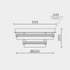 Потолочный светильник Modelight MDL.1057.530CL WH