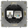 Розетка Эра Galaxy 15-3110-02 комбинированная RJ45+TV IP20 слоновая кость Б0070778