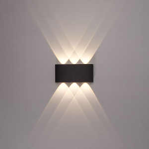 Уличный настенный светильник Arte Lamp Bosto A3722AL-6BK