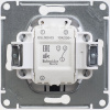 Переключатель 1-клавишный с подсветкой сх.6а, 10АХ Systeme Electric Glossa Антрацит GSL000763