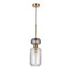 Подвесной светильник Escada Gloss 1141/1S Antique copper/Smoke/Clear