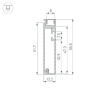 Профиль Arlight PLINTUS-H55-2000 BLACK 045442