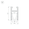 Алюминиевый профиль Arlight ARH-Micro-0510-2000 Anod 036385