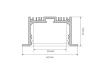 Профиль с экраном Arlight SL-LINIA62-F-2500 ANOD+OPAL 020470