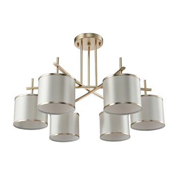 Потолочная люстра Crystal Lux Sergio PL6 Gold