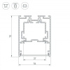Профиль Arlight S2-LINE-5470 029440