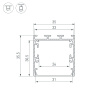 Алюминиевый профиль Arlight LINE-S-3535-2500 BLACK 041827