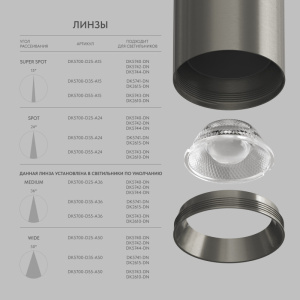 Линза Denkirs Shine Optics DK5700-D55-A50
