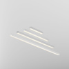 Линейный накладной светильник Maytoni Technical 3000K 50x50 (Серебро, 1 м) LL311019