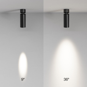 Спот Maytoni Technical Focus Led C055CL-L12W4K-SS-B