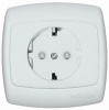 Розетка со шторками Schneider Electric Рондо RS16-121-BI