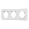 Рамка на 3 поста стеклянная Arlight FRM-OMALI-SFGS-3-WH 049712
