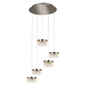 Подвесной светильник Delight Collection MD21020075 MD21020075-5A satin nickel