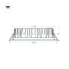 Встраиваемый светильник Arlight MS-MIST-BUILT-R220-30W Day4000 (WH, 110 deg, 230V) 039064