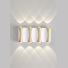Уличный настенный светильник Crystal Lux CLT 022W4 WH-GO 4000K