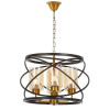 Подвесная люстра Lumina Deco LDP 8004-4 BK+MD