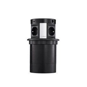 Блок розеток 107J (4 секции, 2 USB и RJ-45) Mebax 00-00001466