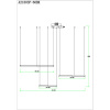 Подвесная люстра Arte Lamp Alfie A2180SP-60BK