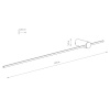 Настенный светильник Nowodvorski Saber Led Silk Olive L White 11590