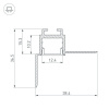 Профиль Arlight ARH-CEIL-S16-FANTOM-EDGE-2000 ANOD 034979