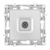 Розетка TV Arte Milano 217.43-1.silver