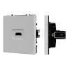 Розетка HDMI софт-тач никель Arlight SCT-MHD1-SFPL-IS 061845(1)