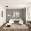 Трековый однофазный светильник Denkirs Belty linear DK5574-WH