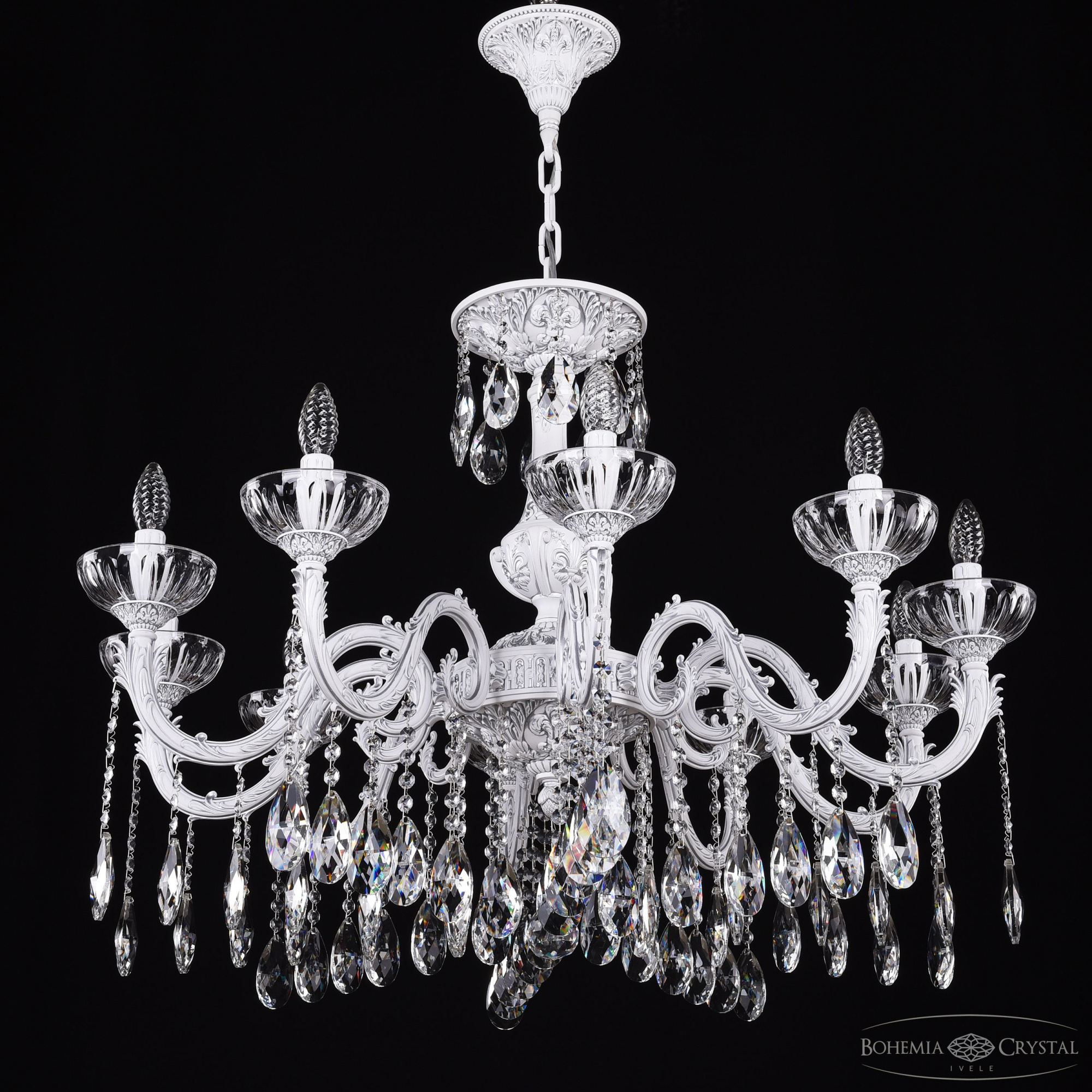 Подвесная люстра Bohemia Ivele Crystal AL79101/10/300 A WMN P Clear/M-1H