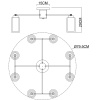 Потолочная люстра Arte Lamp Leo A7027PL-8BK