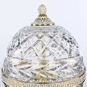 Настольная лампа Bohemia Ivele Crystal 5680L/20 GW Clear/M-1F