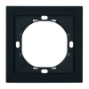 Рамка 1-местная Stekker Мия PFR00-3001-05 черный бархат 50461