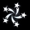 Потолочная люстра Natali Kovaltseva Star INNOVATION STYLE 83018 BLACK