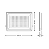Прожектор светодиодный Gauss Qplus 200W 6500К 613100200