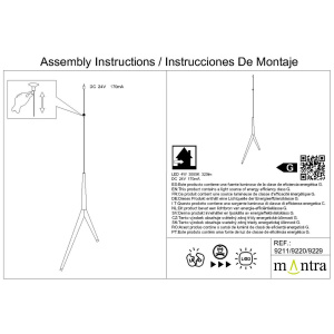 Подвесная люстра Mantra Arrecife 9369+9220 (8L)