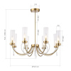 Люстра на штанге ST Luce Иллюмиа SL1400.303.08