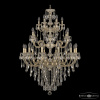 Подвесная люстра Bohemia Ivele Crystal Verona 72117/12+6+6/300/3D B GW