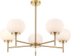 Люстра на штанге MyFar Eliza MR1901-5C