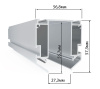 Профиль-держатель Lumker SY-LINK-20S1-2-SL 021071