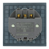 Розетка 1-местная з/ш с/з 16А + USB + Type C (механизм) Stekker Мия 250В 20W RST16-3119-05 черный бархат 50452