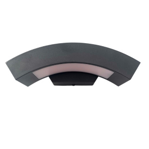 Уличный настенный светильник Uniel ULU-S72A-14W/4000K IP65 BLACK UL-00009355