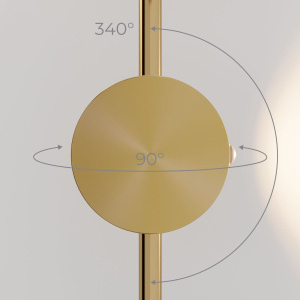 Настенный светильник Elektrostandard Illume латунь (40154/LED) 3000K 4690389217210 a070998