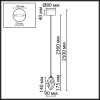 Подвесной светильник Odeon Light L-Vision Gemme 7110/4LC