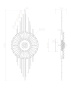 Настенный светильник Arte Lamp Almaaz A2564AP-1PB
